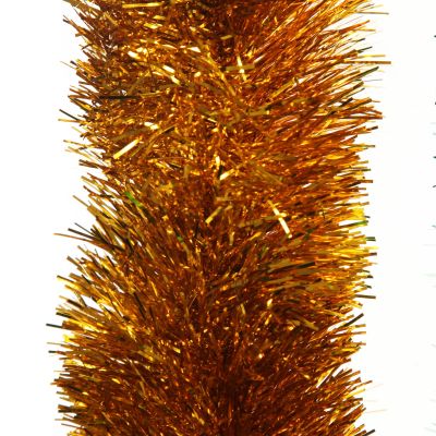 Gold Metallic Thick Christmas Tinsel Garland