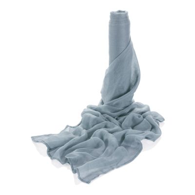 Blue Grey Muslin Cloth Long Table Runner - 4.5m