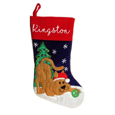 Personalised Cat Christmas Stocking